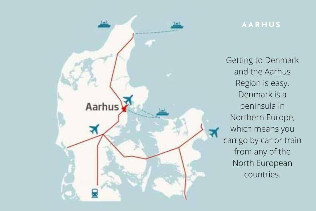 Bo Med Stil Og Udsigt Til Aarhus Lystbadehavn Lejlighed Eksteriør billede